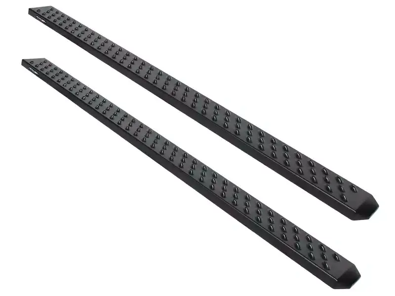 Raptor 6.5" Black Sawtooth Running Boards 2102-0062BT | RealTruck Direct From Factory