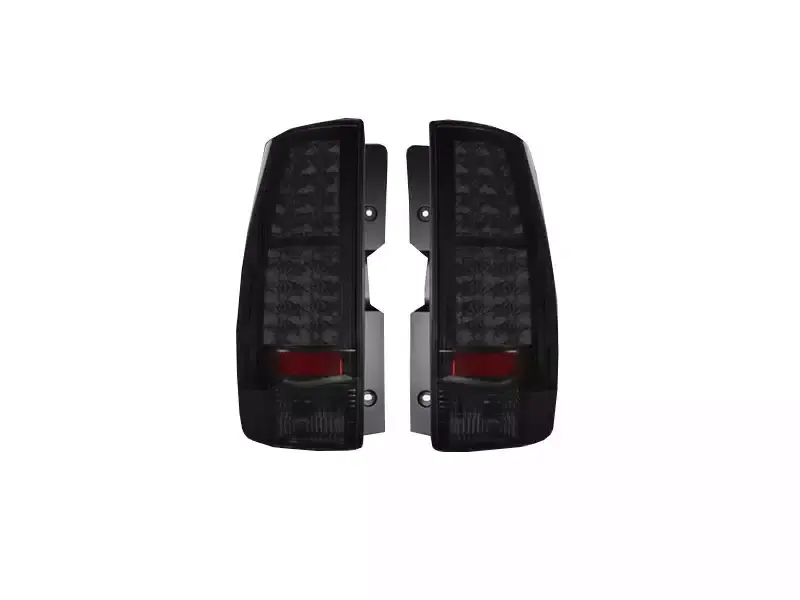 Premium Recon Smoked Black LED Tail Lights 264174BK | RealTruck