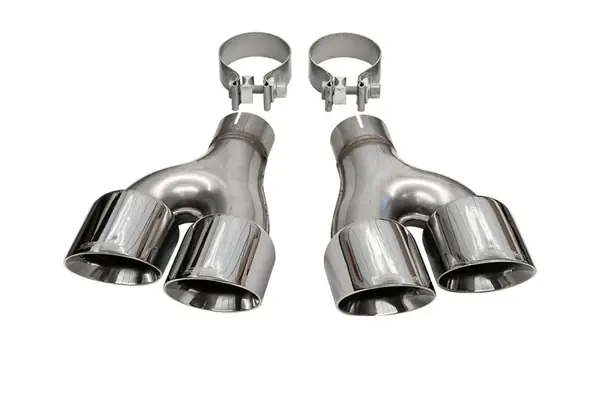 Markdown Corsa 2011-2021 Jeep Grand Cherokee Twin 2.5in Inlet / 4in Outlet Polished Pro-Series Tip Kit