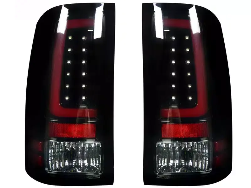 Super Sale Recon Smoked Black LED Tail Lights 264389BK | RealTruck