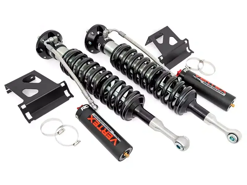 Rough Country Vertex 2.5 Front Adjustable Coilover Shocks 689013 | RealTruck Top Rated