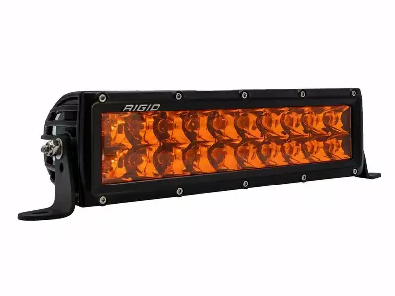 Factory Price Rigid E-Series Amber PRO 10" LED Light Bar 110223 | RealTruck