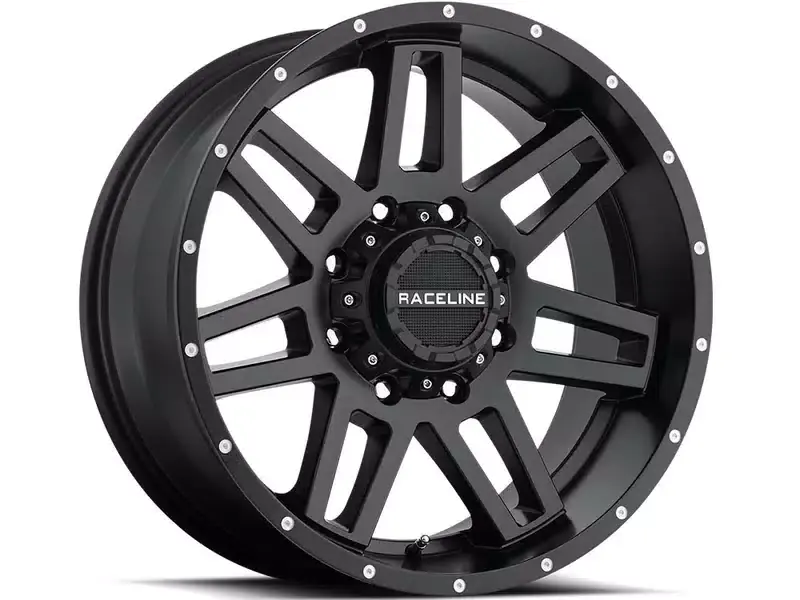 Limited Offer Raceline Black Injector Wheel 931B-29066-12 | RealTruck