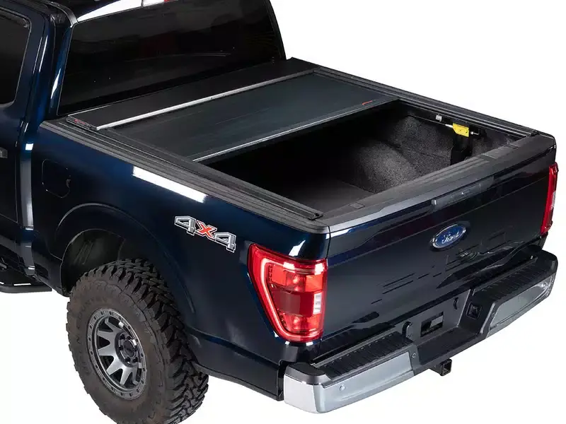 Roll-N-Lock E-Series XT Electric Retractable Tonneau Cover w/ T-Slot Rails 224E-XT | RealTruck Popular