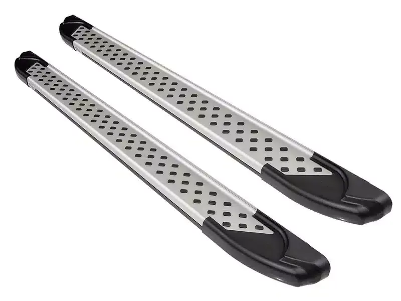 Romik RAL Silver SUV Running Boards 62108418 | RealTruck Affordable