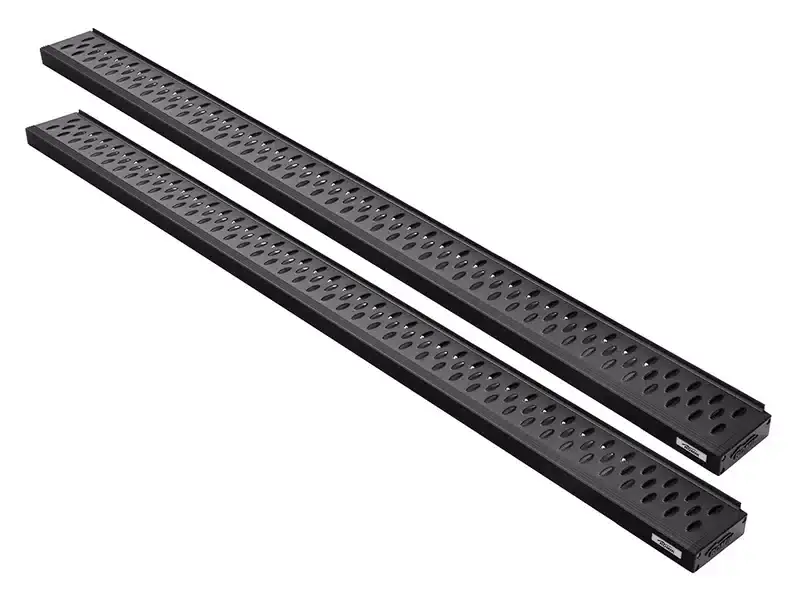 Seasonal Sale Romik RPD-T Black Running Boards 81822429 | RealTruck