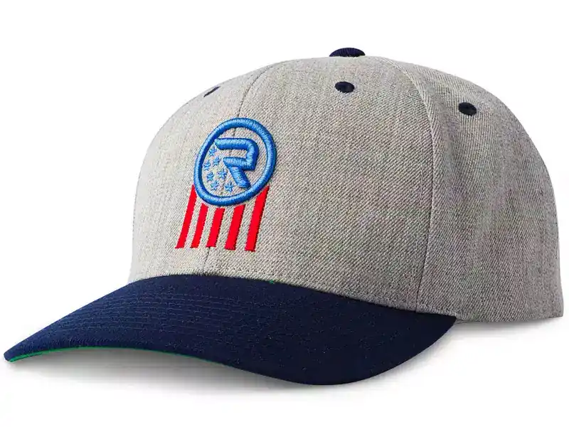 RealTruck Grey & Navy Americana Snapback Hat RTH001800700OS | RealTruck Sale