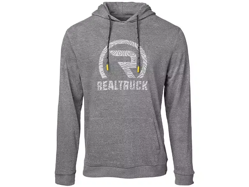Flash Sale RealTruck Men's Heather Grey Topographic Hoodie WR0012108073MD | RealTruck
