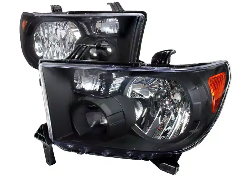 SPEC-D Black Euro Headlights 2LH-TUN07JM-RS | RealTruck While Supplies Last