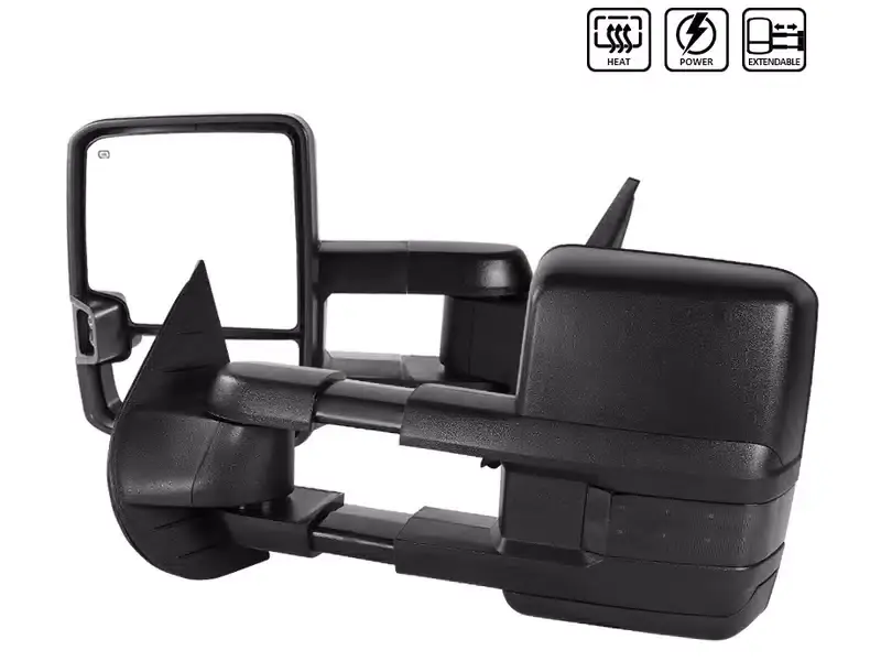 Grab Now SPEC-D Towing Mirrors RMX-SIV07G3GLEDHP-FS | RealTruck