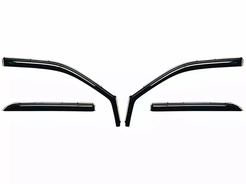 CLIM ART Tape-On Unbreakable Side Window Deflectors 418030LP | RealTruck Price Drop