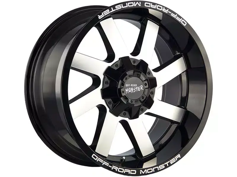 Holiday Sale Off-Road Monster Machined Gloss Black M80 Wheel M80412607N44GBM | RealTruck