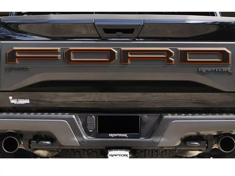 Budget Tufskinz Ford Tailgate Lettering Emblems FRD025-DCF-033-G | RealTruck