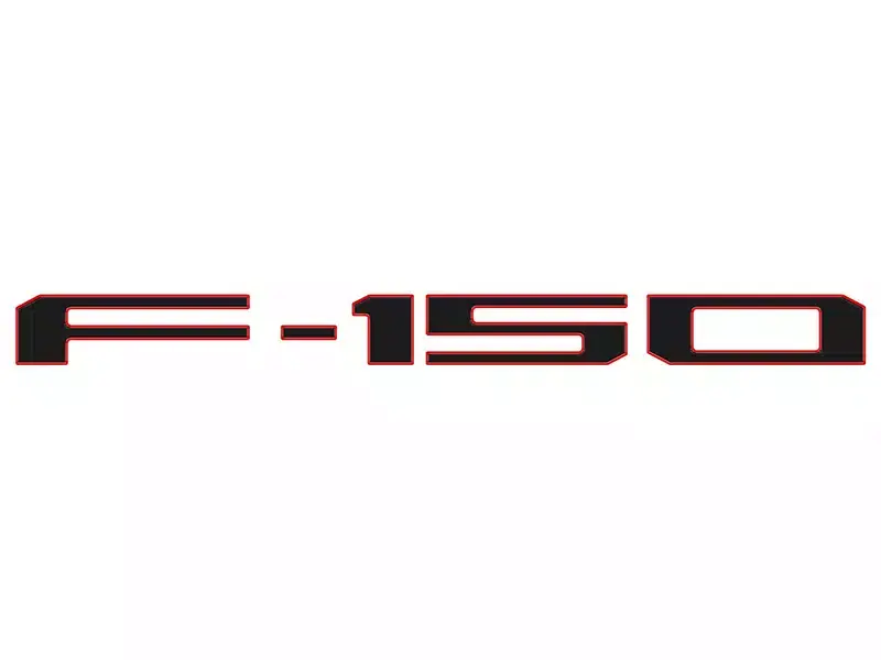 Tufskinz Ford Tailgate Lettering Emblems FRD043-RED-025-G | RealTruck Fan Favorite