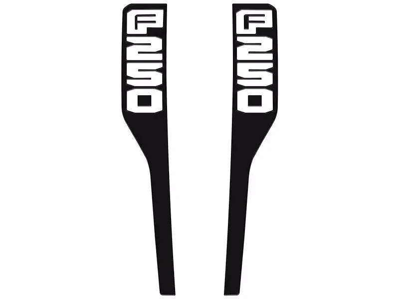 Holiday Sale Tufskinz Front Fender Emblem Overlays SUP084-BLK-M | RealTruck