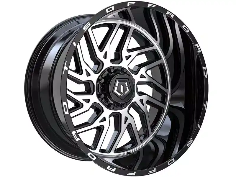 TIS Machined Gloss Black 544 Wheel 544MB-2220944S | RealTruck Secure Checkout