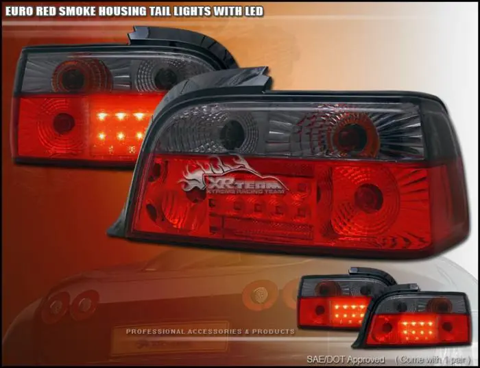 Deal BMW E36 2D SMOKE LED TAILLIGHTS