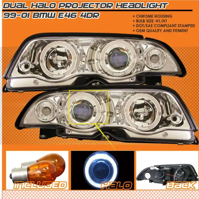 EURO HALO PROJECTOR HEADLIGHT Super Sale