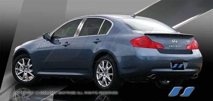 Super Sale Infiniti G35 SES Trim Pillar Post - 304 Mirror Shine Stainless Steel - 6PC - P155