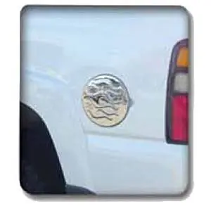 Time-Limited Chevrolet Tahoe V-Tech Fuel Door Cover - Flame Style - Chrome - 1377958