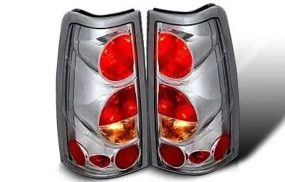 Budget Chevrolet Silverado WinJet Altezza Taillight - Chrome & Clear - WJ20-0004-01