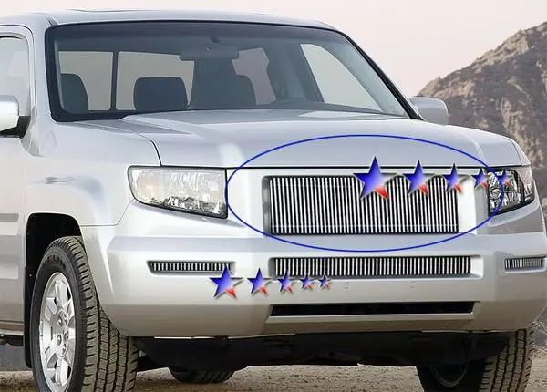 Honda Ridgeline APS Billet Grille - Upper - Aluminum - H87114V Limited Offer