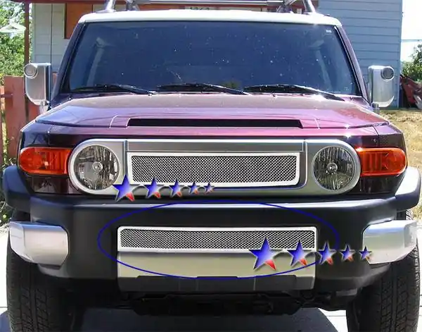 Toyota FJ Cruiser APS Wire Mesh Grille - Bumper - Stainless Steel - T75456T Factory Price