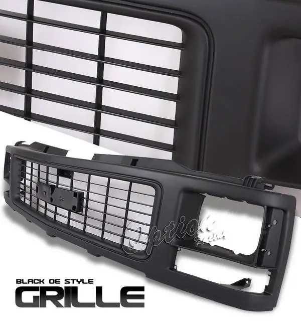 GMC CK Truck Option Racing Black Grille - OEM Style - 80-15121 Premium
