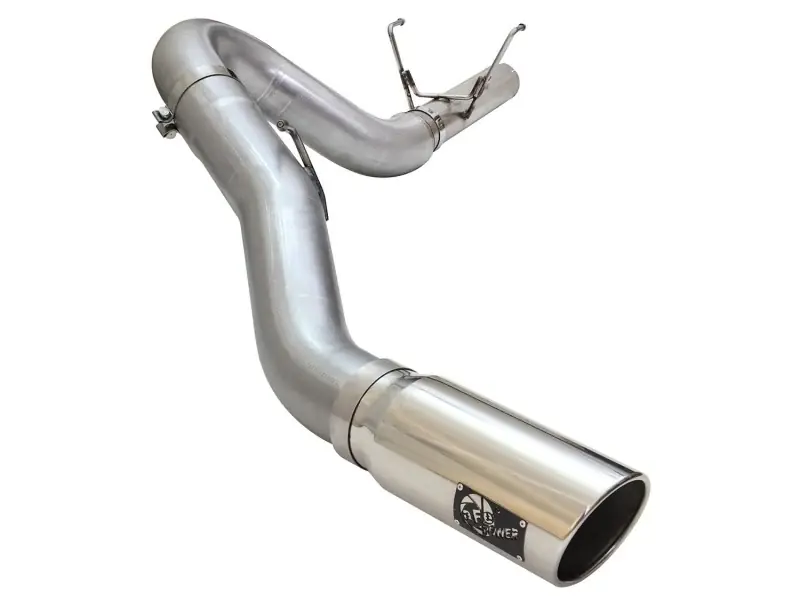 aFe MACHForce XP Exhaust Large Bore 5in DPF-Back SS 13-15 Dodge Trucks — PMD Premier Motoring Development Authentic