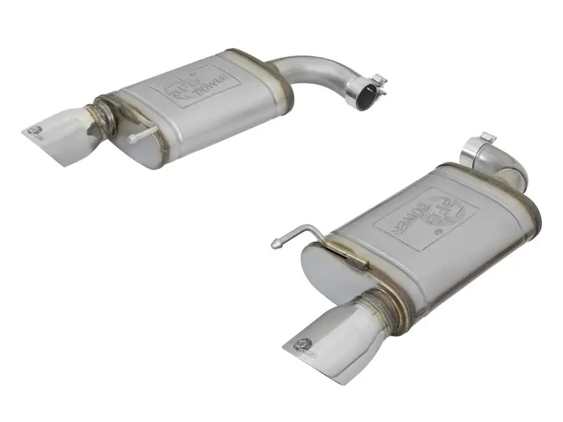 Best Seller aFe MACHForce XP 2.5in 409 Stainless Axle Back Exhaust w/Stainless Tip — PMD Premier Motoring Development