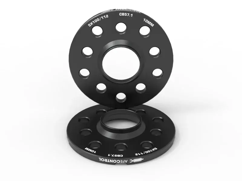 Limited Offer aFe CONTROL Billet Aluminum Wheel Spacers 5x100/112 CB57.1 10mm - Volk — PMD Premier Motoring Development