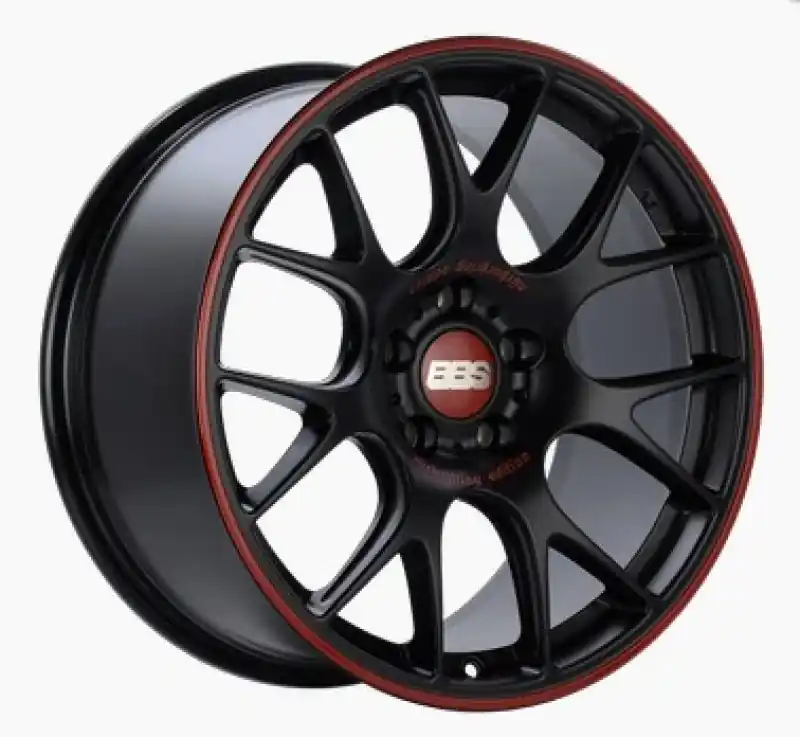 BBS CH-R Nurburgring Edition 19x9.5 5x112 ET45 Satin Black/Red Lip Whe — PMD Premier Motoring Development Same Day Shipping