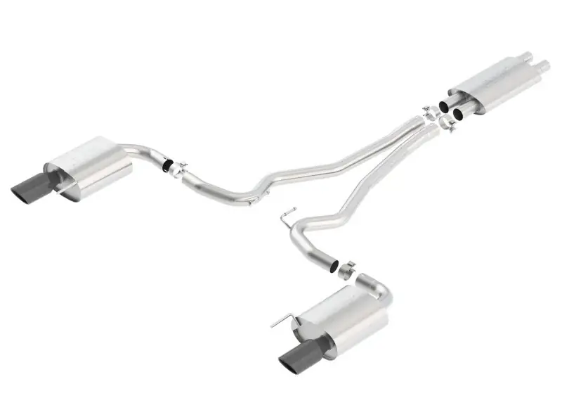 Borla Touring Cat-Back 15 Ford Mustang GT 5.0L V8 MT/AT 2.5in pipe Bla — PMD Premier Motoring Development Today Only