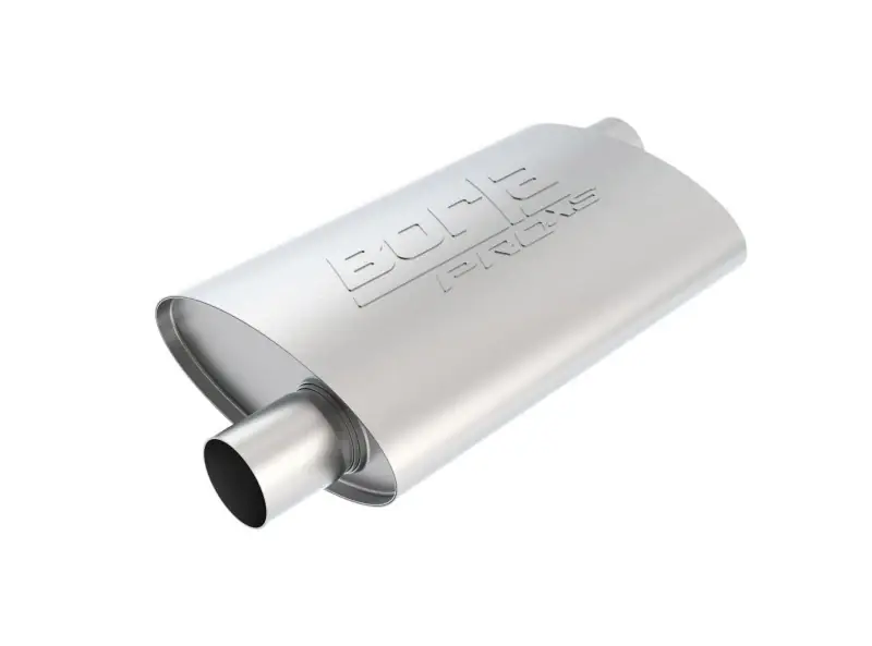 Exclusive Borla Pro-XS 2.25in Tubing 14in x 4in x 9.5in Oval Offset/Offset Muffl — PMD Premier Motoring Development
