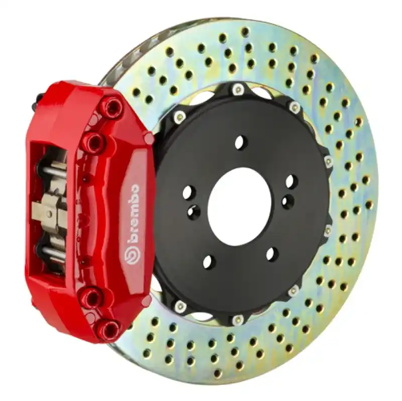 Brembo 97-99 CL Front GT BBK 4 Piston Cast 2pc 328x28 2pc Rotor Drille — PMD Premier Motoring Development Bulk Order