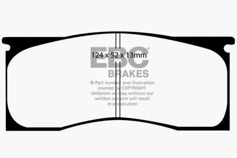 EBC 65-69 Dodge Dart 2.8 Redstuff Front Brake Pads — PMD Premier Motoring Development Hassle-Free Returns