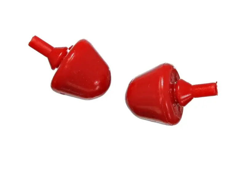 Energy Suspension Bump Stop Round Bullet Nose - Red — PMD Premier Motoring Development Big Sale