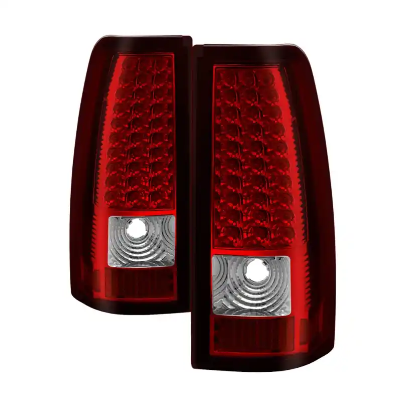 xTune Chevy Silverado 1500/2500/3500 99-02 LED Tail Lights Red Clear A — PMD Premier Motoring Development No Minimum Order