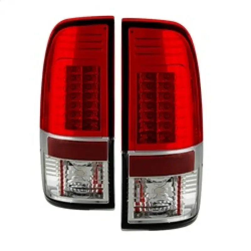 Spyder Ford Super Duty 08-15 Version 2 LED Tail Lights Red Clear ALT-Y — PMD Premier Motoring Development Markdown