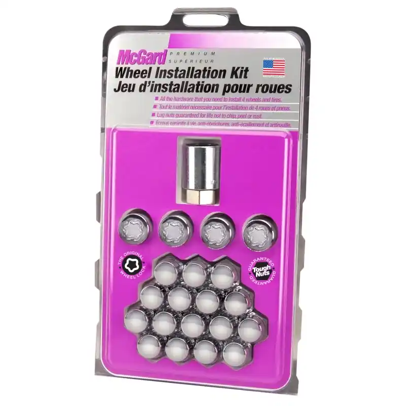 McGard 5 Lug Hex Install Kit (Clamshell) w/Locks (Cone Seat Nut) 1/2-2 — PMD Premier Motoring Development Latest