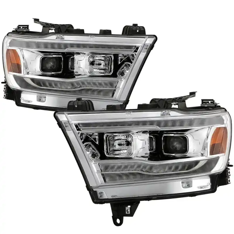 Seasonal Sale Spyder Dodge Ram 19-20 Halogen Model Projector Headlights Chrome PRO-Y — PMD Premier Motoring Development