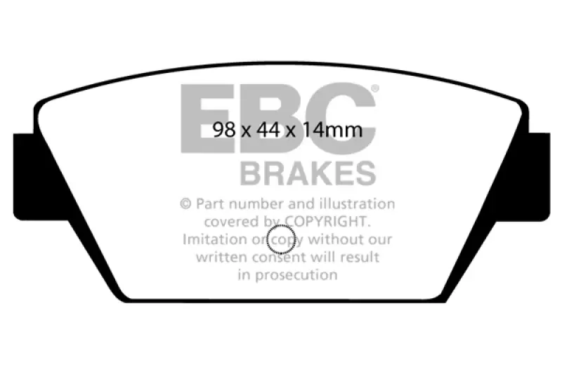 EBC 93-94 Eagle Talon 1.8 Ultimax2 Rear Brake Pads — PMD Premier Motoring Development Editor’s Pick