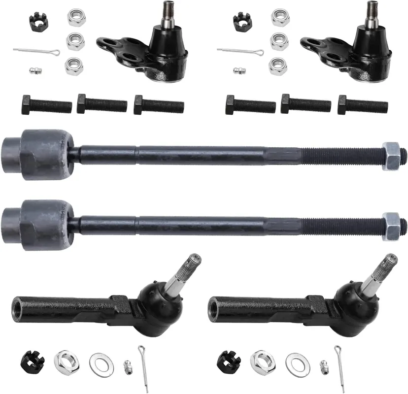 Buy Today 6pc Front Inner Outer Tie Rods Lower Ball Joints Suspension Kit