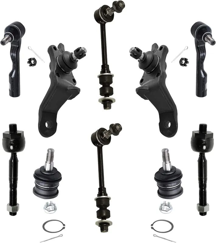 Place Order 10pc Front Tie Rods Sway Bar Links Ball Joints Suspension Kit