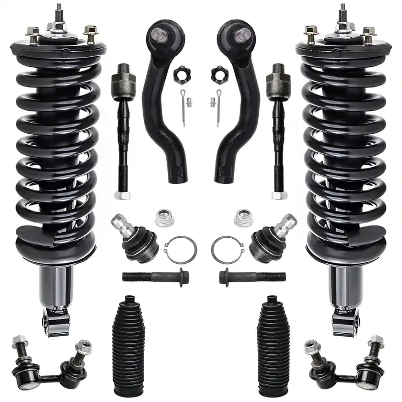 Fast Shipping 12pc Front Struts Tie Rods Sway Bar Links Lower Ball Joints Suspension Kit