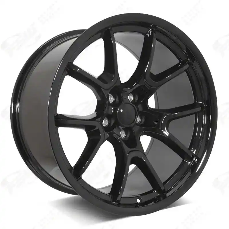 Flow Forged Anniversary Style Gloss Black Wheel; Rear Only; 20x11; 18mm Offset Bulk Order