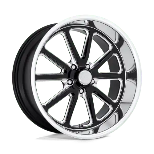 Us Mags U117 Rambler Wheel 18x7 5x114.3 Gloss Black Milled 1mm - FREE T-SHIRT INCLUDED! While Supplies Last