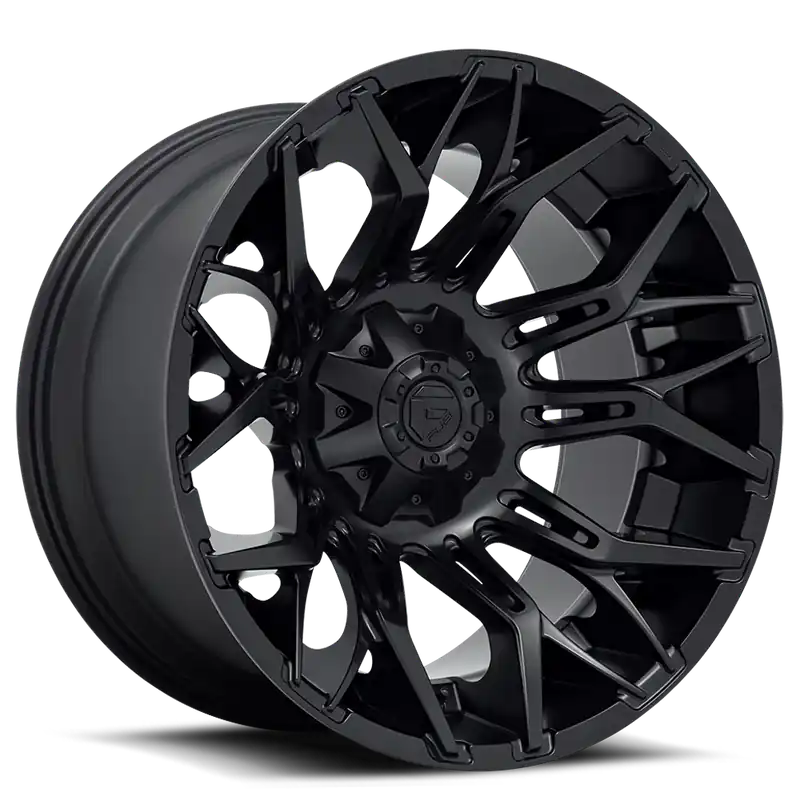 Free Delivery Fuel D772 Twitch Wheel 20x9 6x135 & 6x139.7 Black 1mm - FREE T-SHIRT INCLUDED!