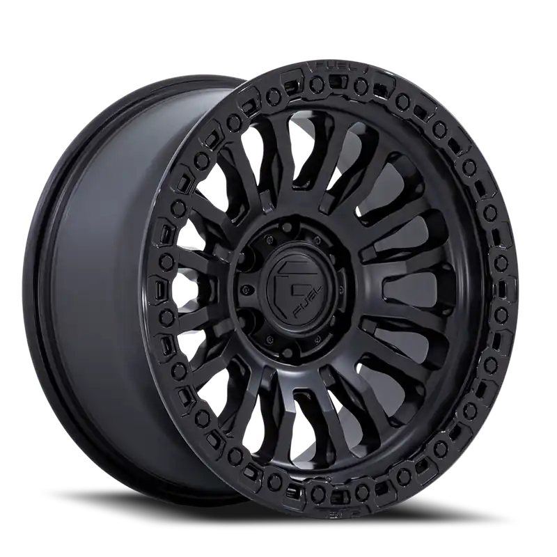 Fuel Fc857 Rincon Wheel 17x9 6x139.7 Matte Black With Gloss Black Lip 25mm - FREE T-SHIRT INCLUDED! Worldwide Shipping