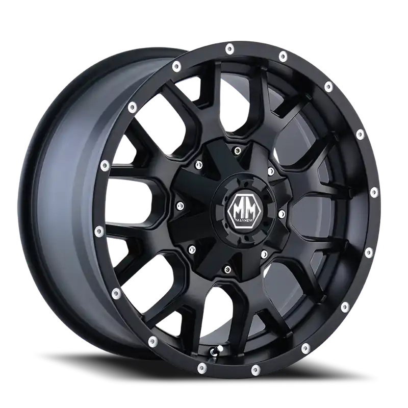 Mayhem Warrior Wheel 20x9 6x135 & 6x139.7 Matte Black 0mm Bulk Order